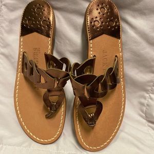 Jack Rogers sandals in Bronze NWOB